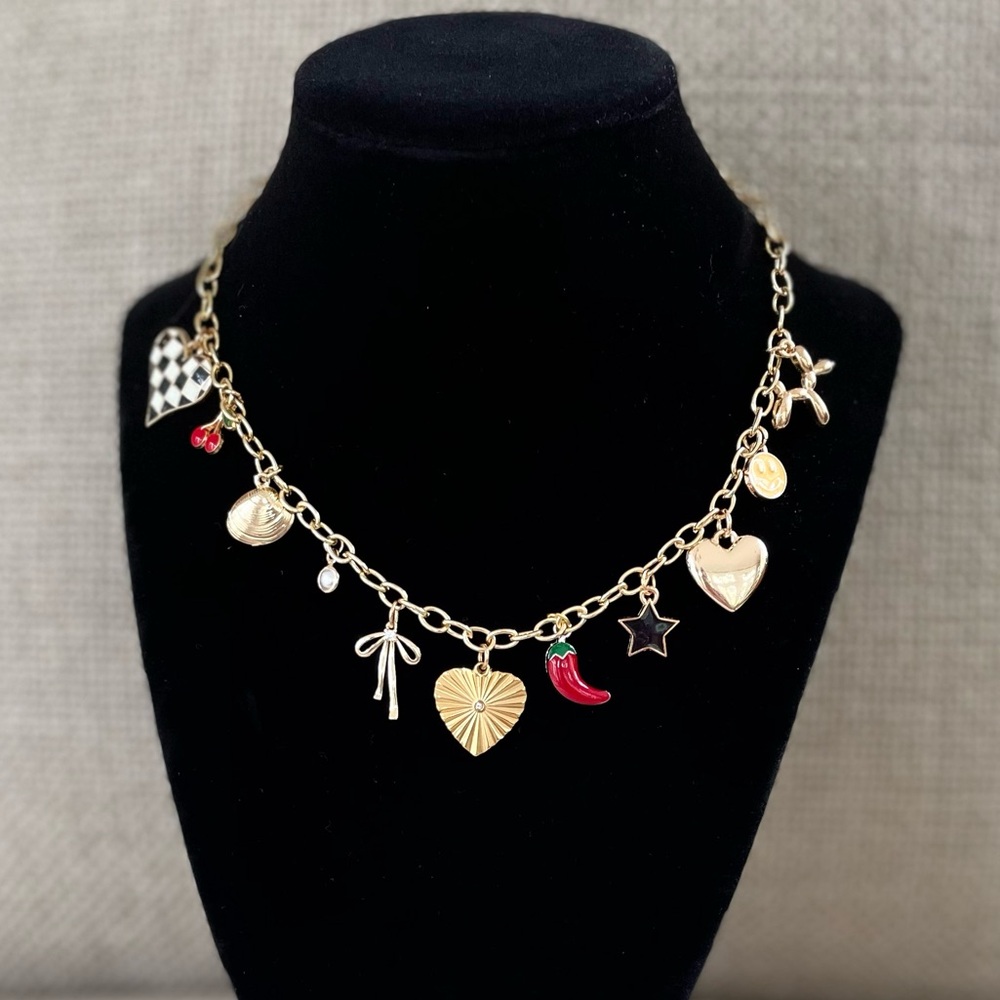 Handmade charm necklace